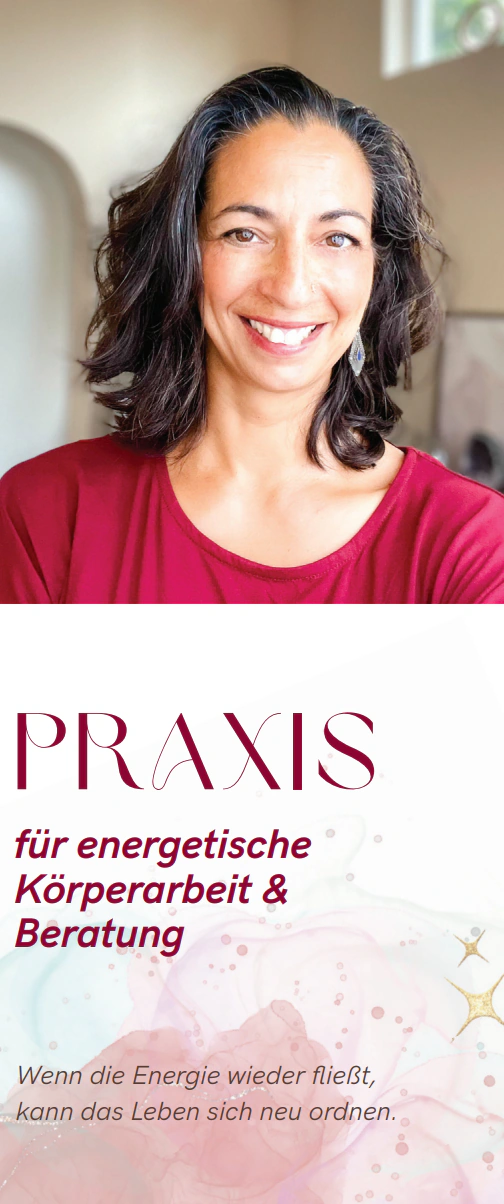 Praxis für energetische Körperarbeit und Beratung.

Wenn die Energie wieder fließt, kann sich das Leben neu Ordnen.